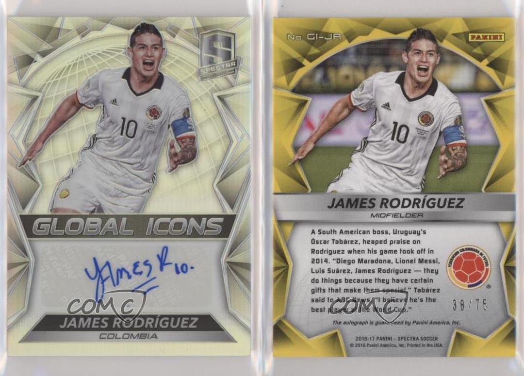 コロンビア代表 ハメス・ロドリゲス FCバイエルン 直筆サイン