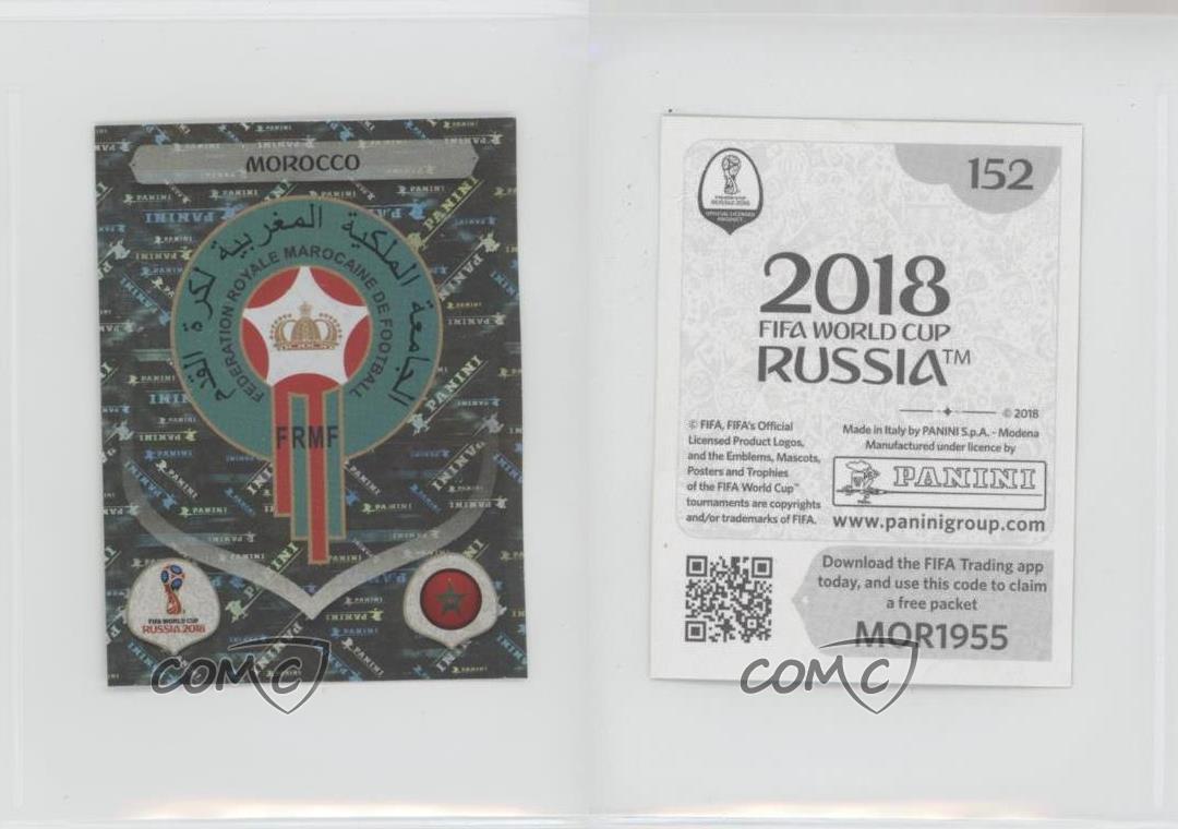 Marokko Emblem Marokko Sticker 152 Panini WM 2018 World Cup Russia 