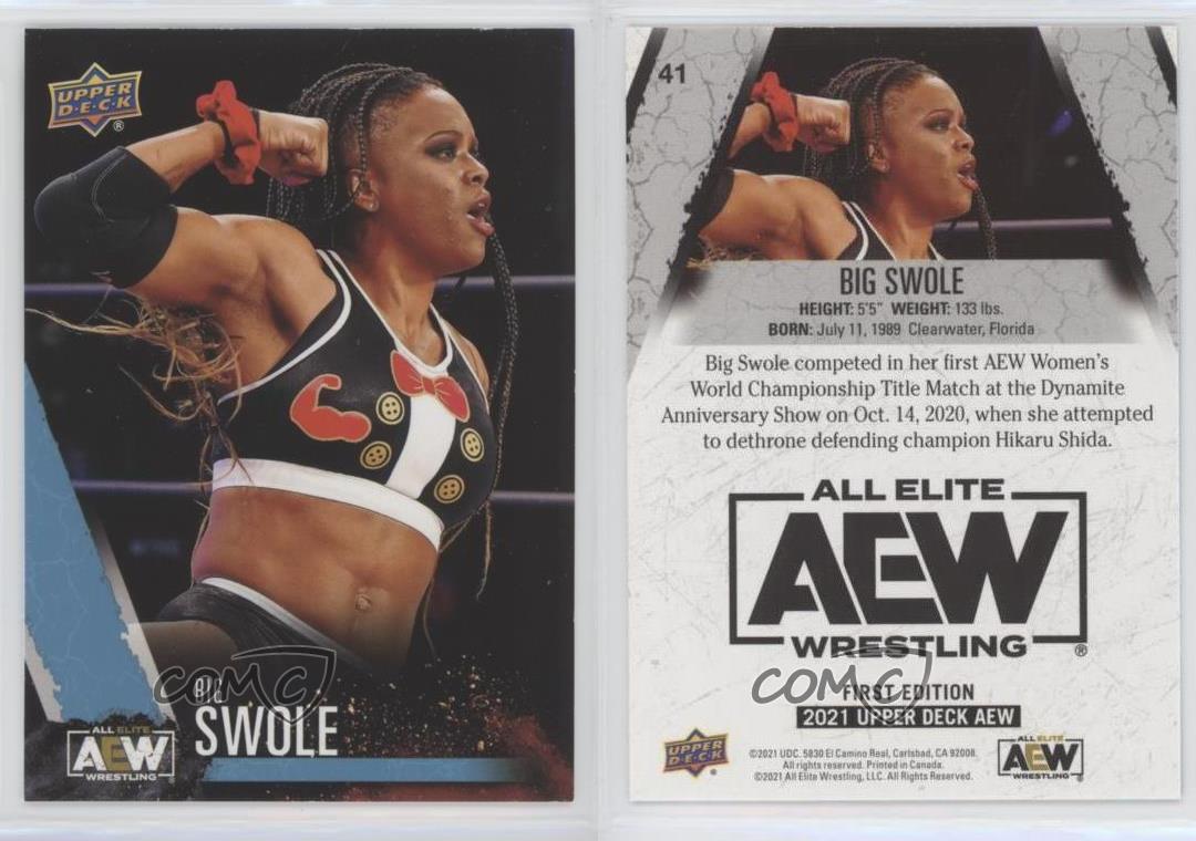 2021 Upper Deck AEW All Elite Wrestling Big Swole #41 Rookie RC