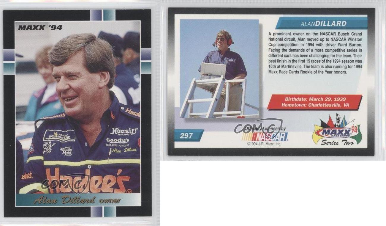 1994 Maxx Alan Dillard 297 Ebay