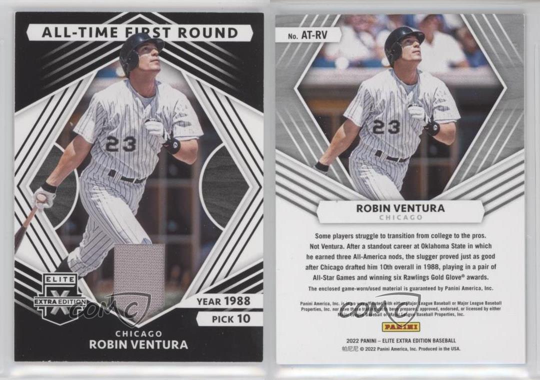 2022 Panini Elite Extra Edition All Time 1st Round Robin Ventura Jsy Orange  /199