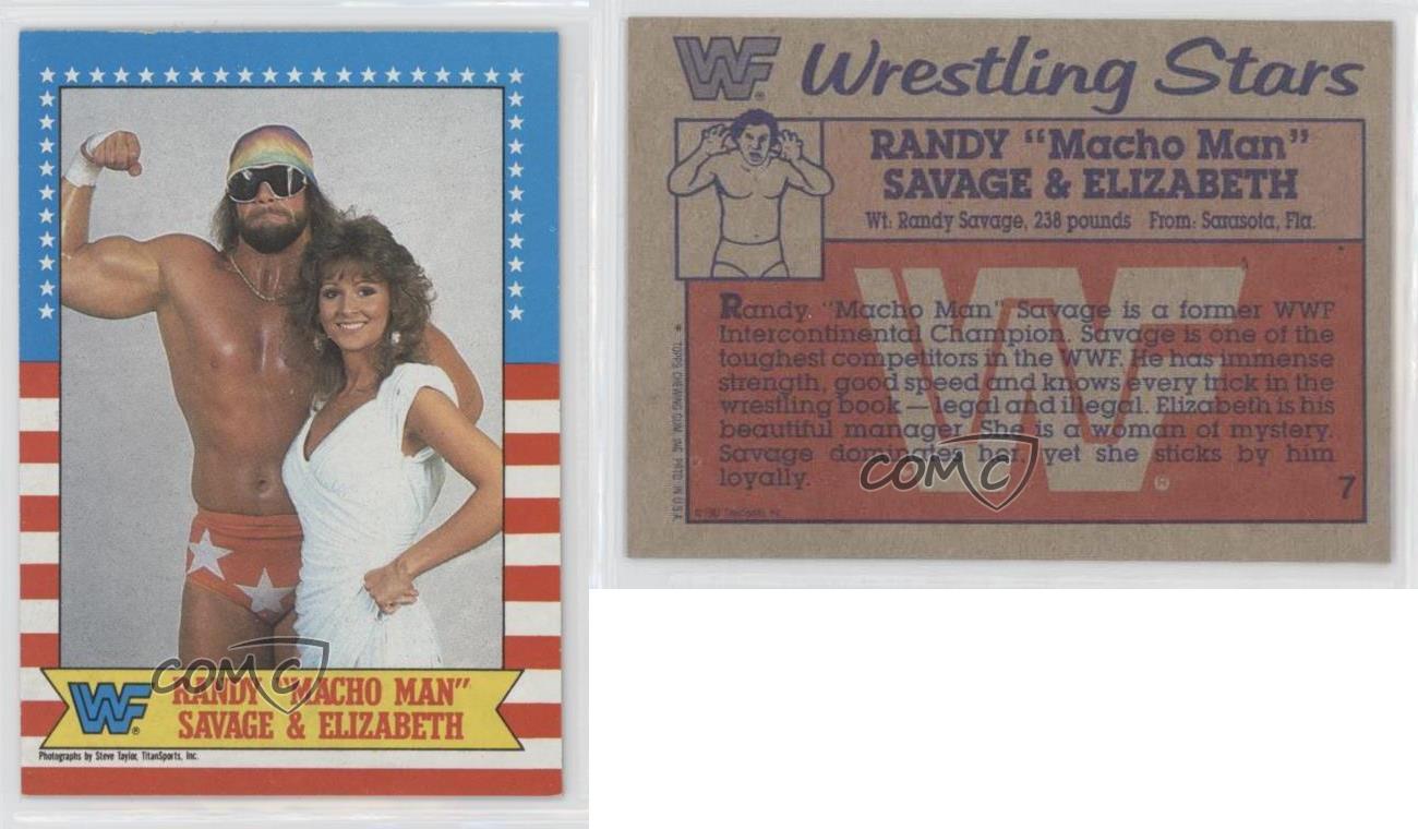 1987 Topps WWF Wrestlemania "Her Eyes on Randy" 