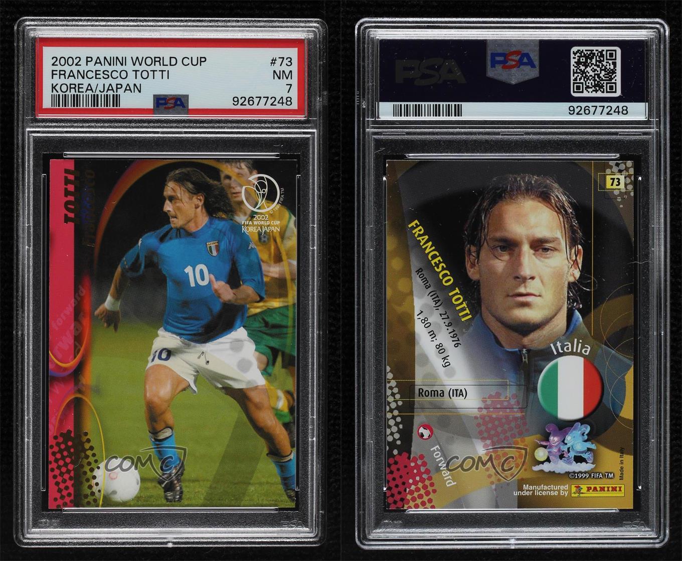 Tottiページ Buy 2002 Panini World Cup - Francesco Totti #73 online | eBay