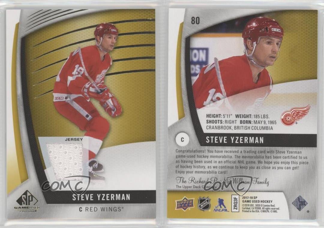 steve yzerman memorabilia