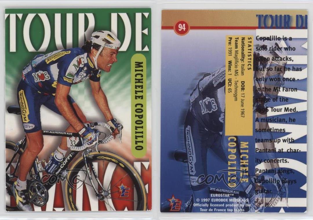 Eurobox Eurostar Tour de France Tour De France boutiques 1997 Michele Copolillo #94