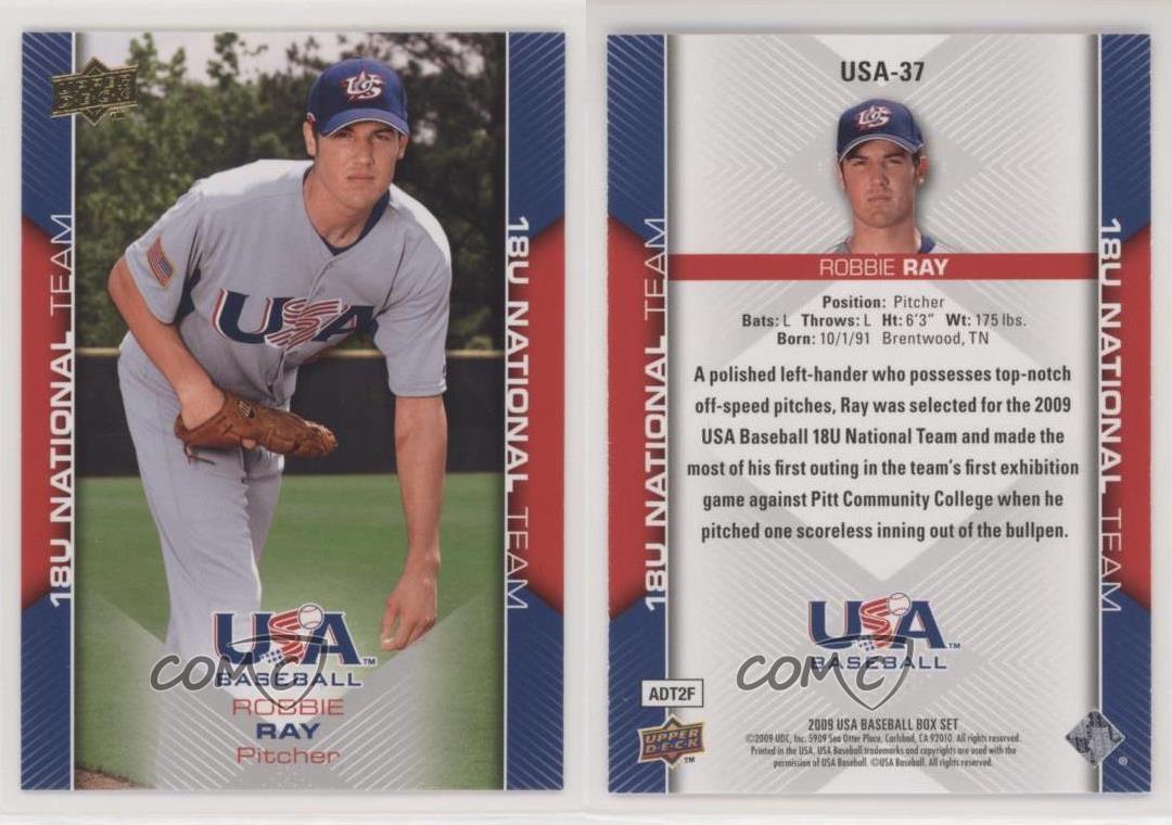 2009 Upper Deck USA Baseball Box Set Robbie Ray #USA-37
