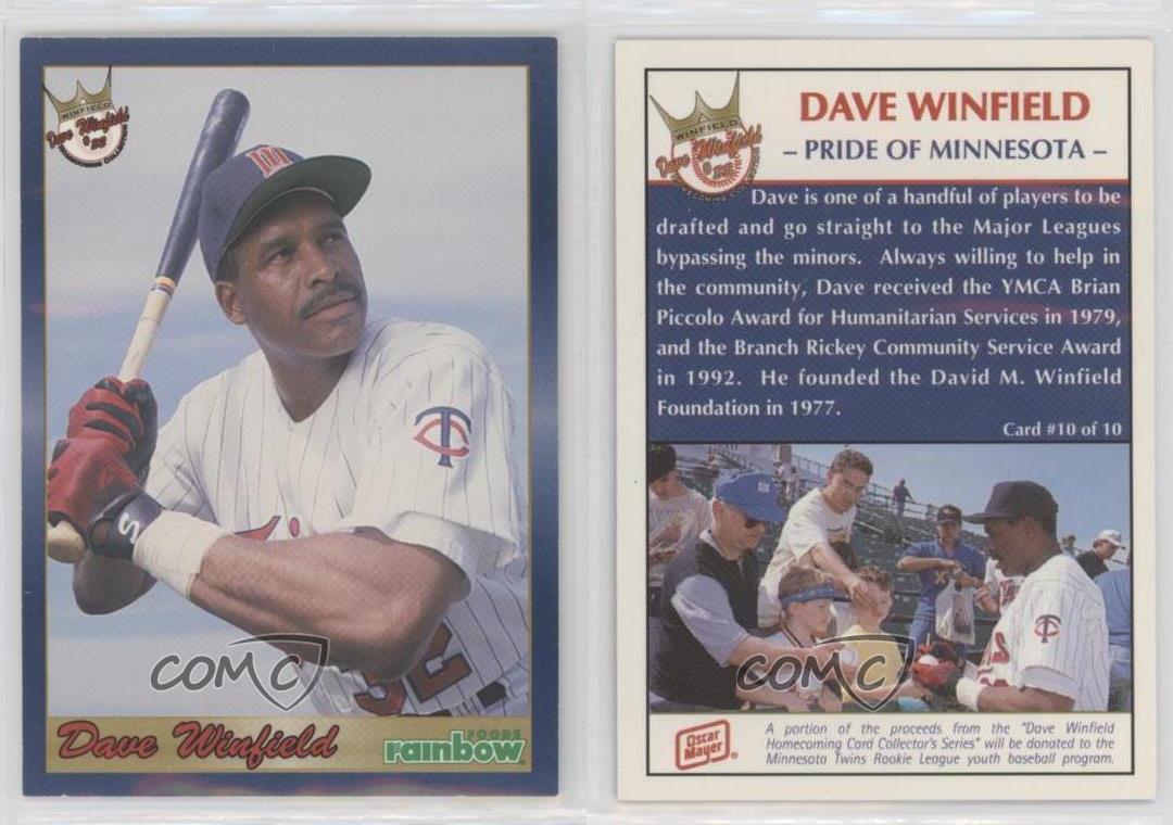 The Dave Winfield 'Homecoming Card Collectors Series' - Minnesota