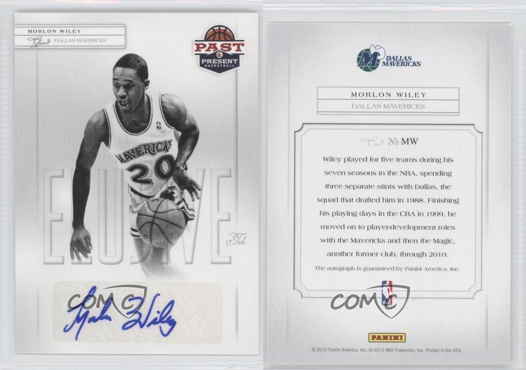 2011-12 Past & Present Elusive Ink Morlon Wiley #MW Auto - Bild 4 von 4