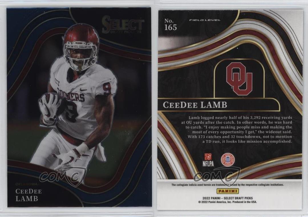 Ceedee Lamb 165 Dallas Cowboys Blue Retail Field Level 