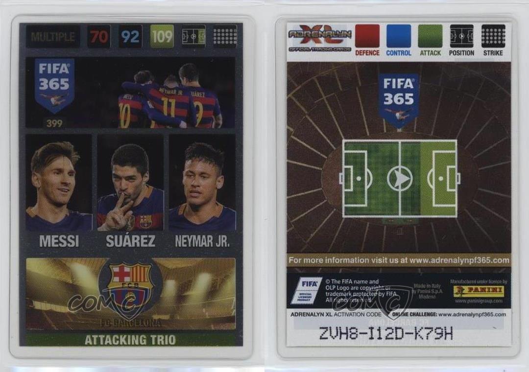 2016-17 Panini Adrenalyn XL Fifa 365 - Attacking Trio Lionel