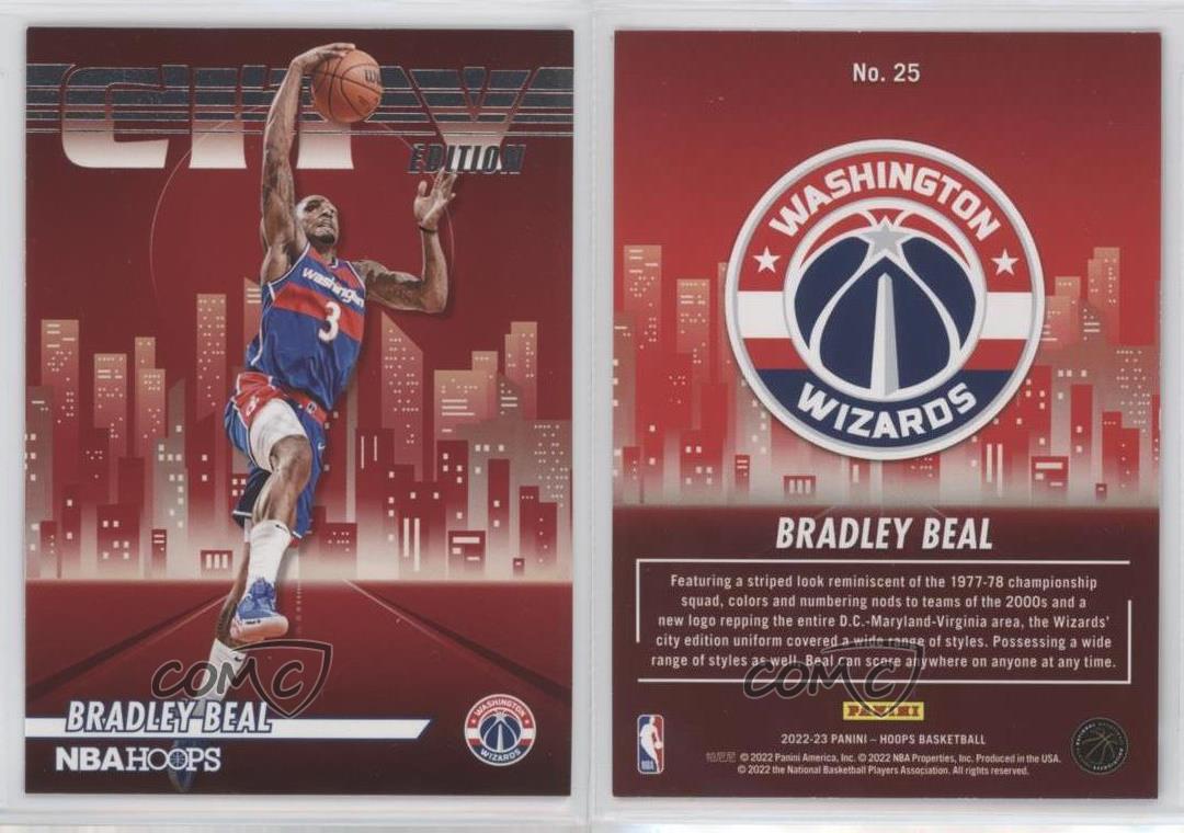 BRADLEY BEAL WASHINGTON WIZARDS 2022-23 CITY EDITION JERSEY