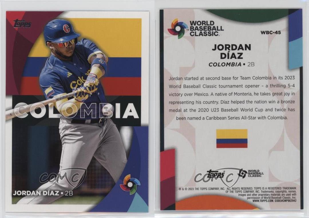 2023 Topps Series 2 World Baseball Classic Stars Jordan Diaz Díaz Rookie RC