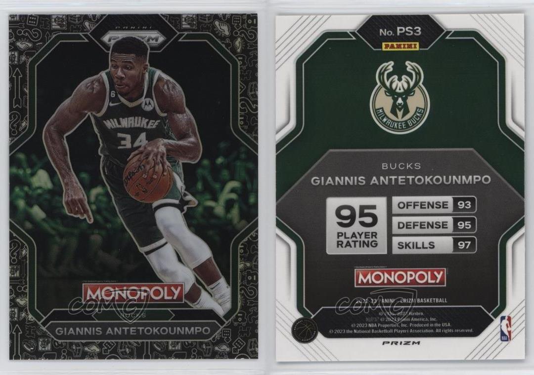 その他 Giannis Antetokounpo Prizm Choice /88 2023-24 Panini Prizm Monopoly NO. 49 Giannis Antetokounmpo