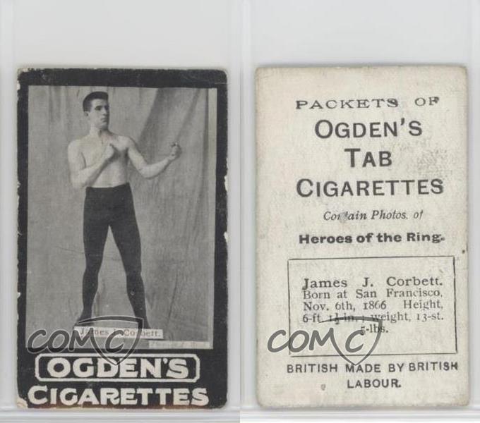 1901 Ogden's Heroes of the Ring Tobacco James Corbett - Picture 3 of 3