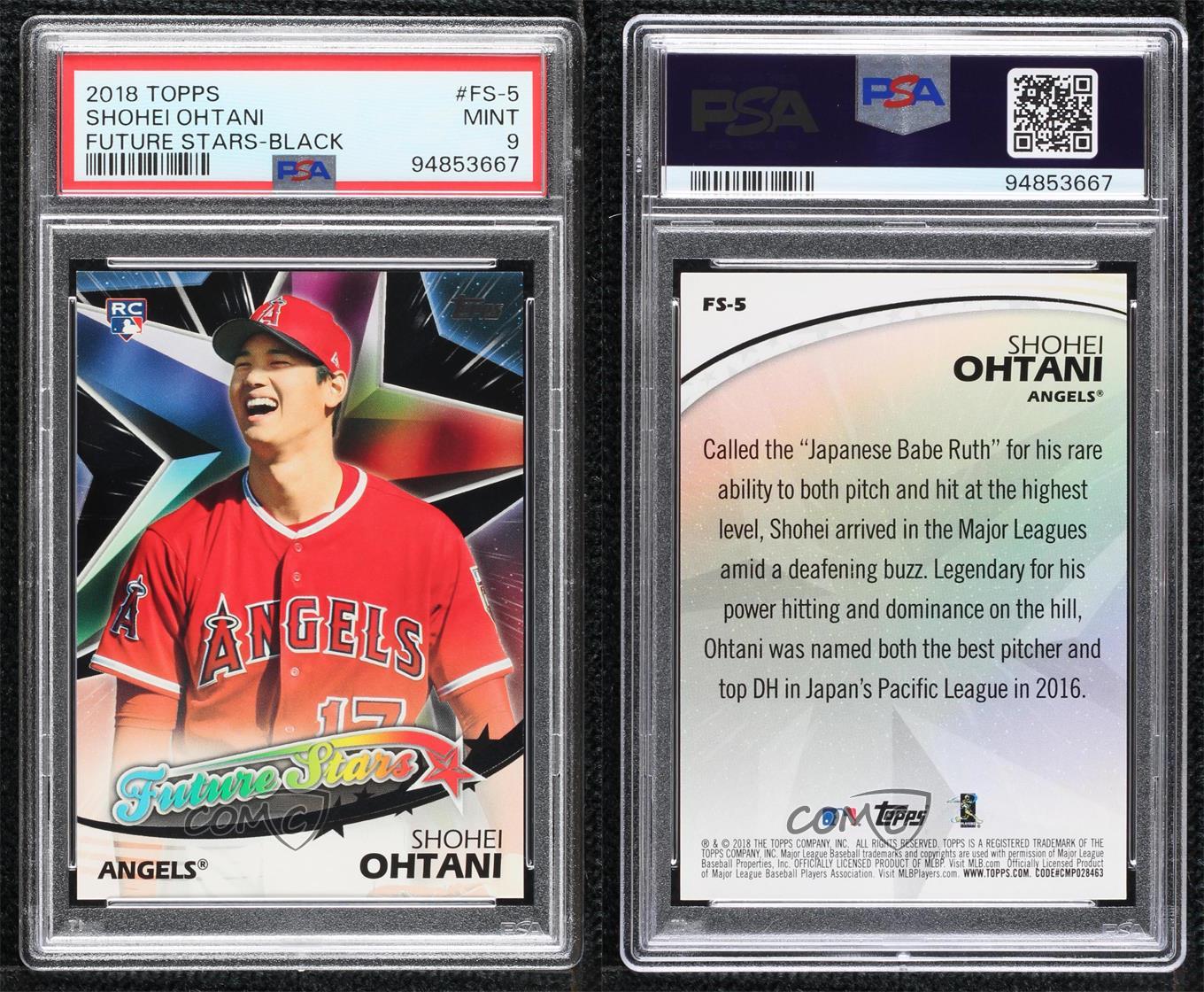 2018 Topps - Future Stars #FS-5 Shohei Ohtani (RC) PSA 9 | eBay