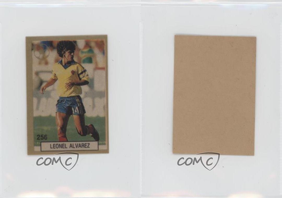 1990 Copa Mundo Italia 90 Gold Leonel Alvarez #256 - Bild 4 von 4