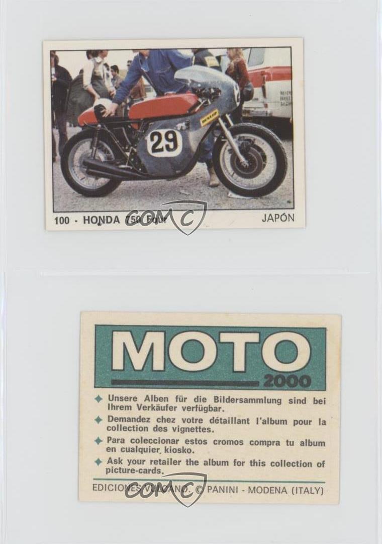 1972-73 Panini Moto 2000 Album Stickers Honda 750 Four #100 | eBay
