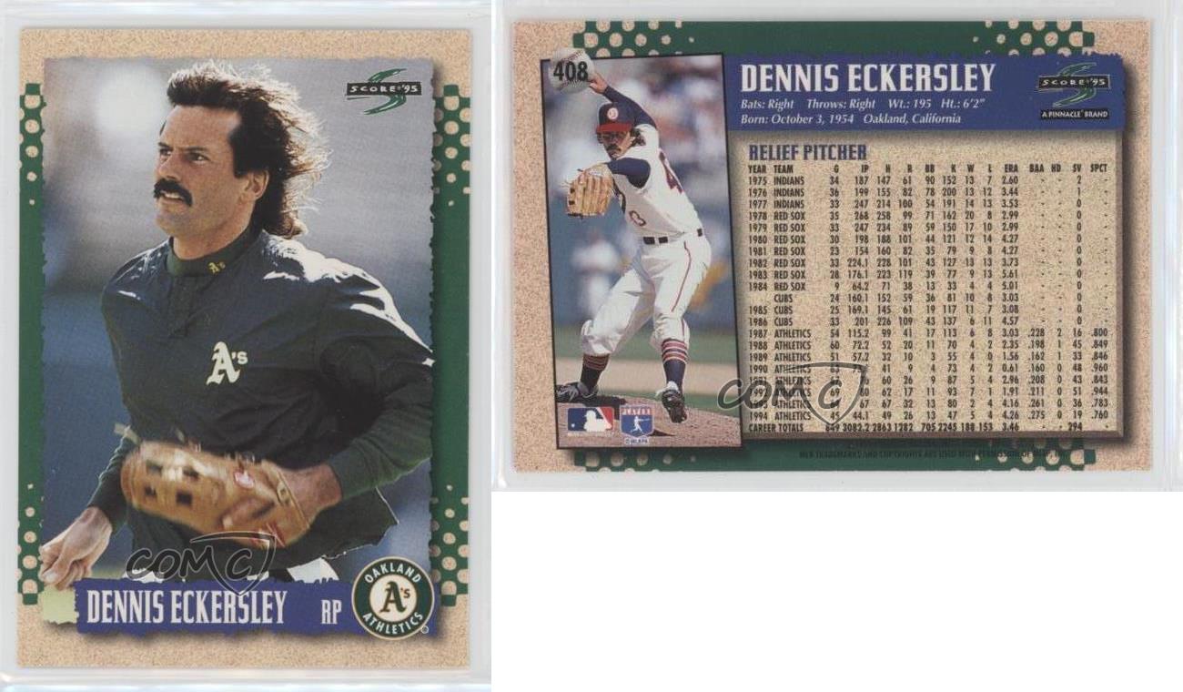 Dennis Eckersley 1995 Score #408 Oakland Athletics Baseball Card