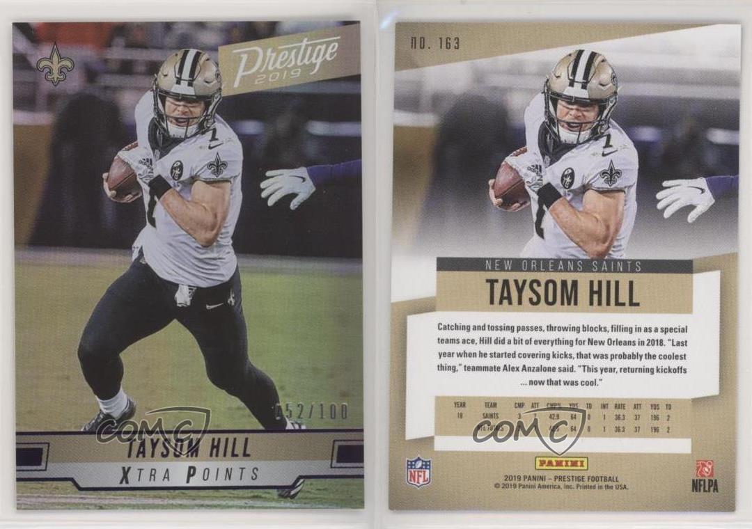 : 2019 Panini Prestige #163 Taysom Hill New Orleans