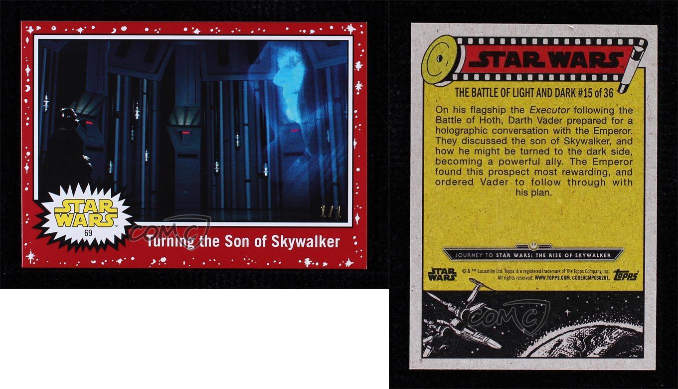 2019 Topps Star Wars: Journey to The Rise of Skywalker Imperial Red 1/1 #69 | eBay