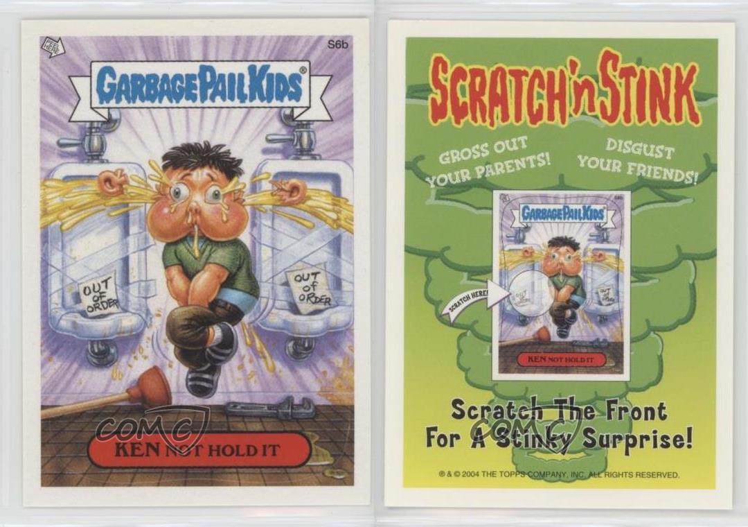 2004 GARBAGE PAIL KIDS ALL-NEW SERIES 2 ANS2 SCRATCH N STINK SET 12 CARDS NM 