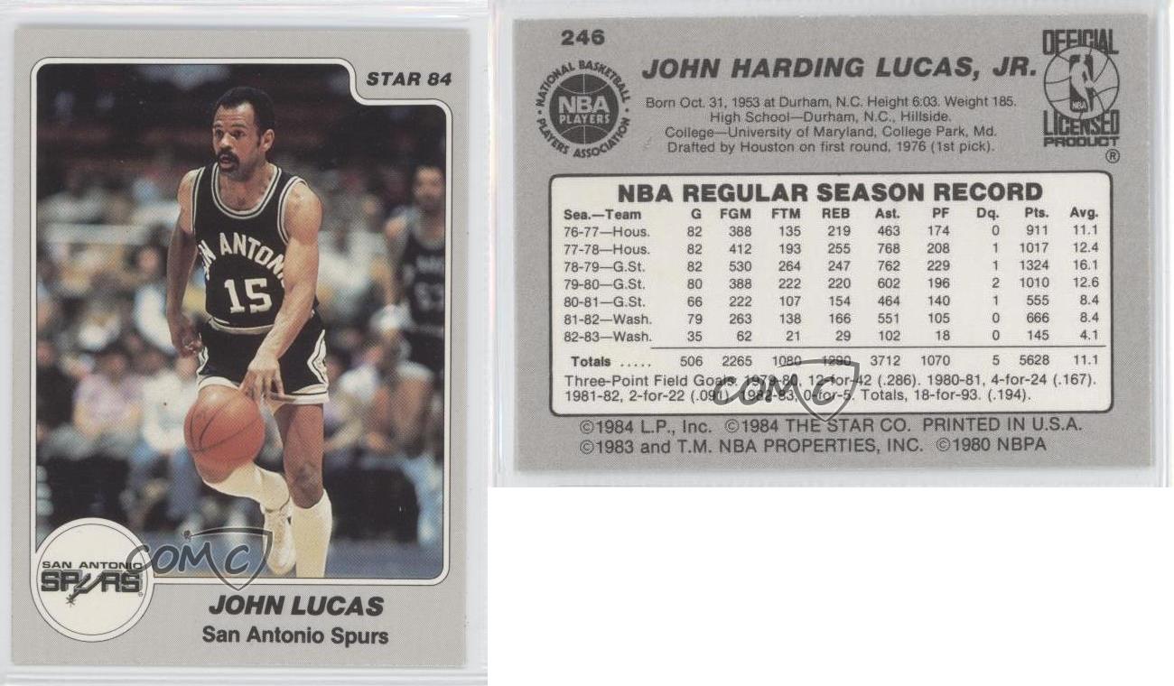 1983-84 Star John Lucas #246