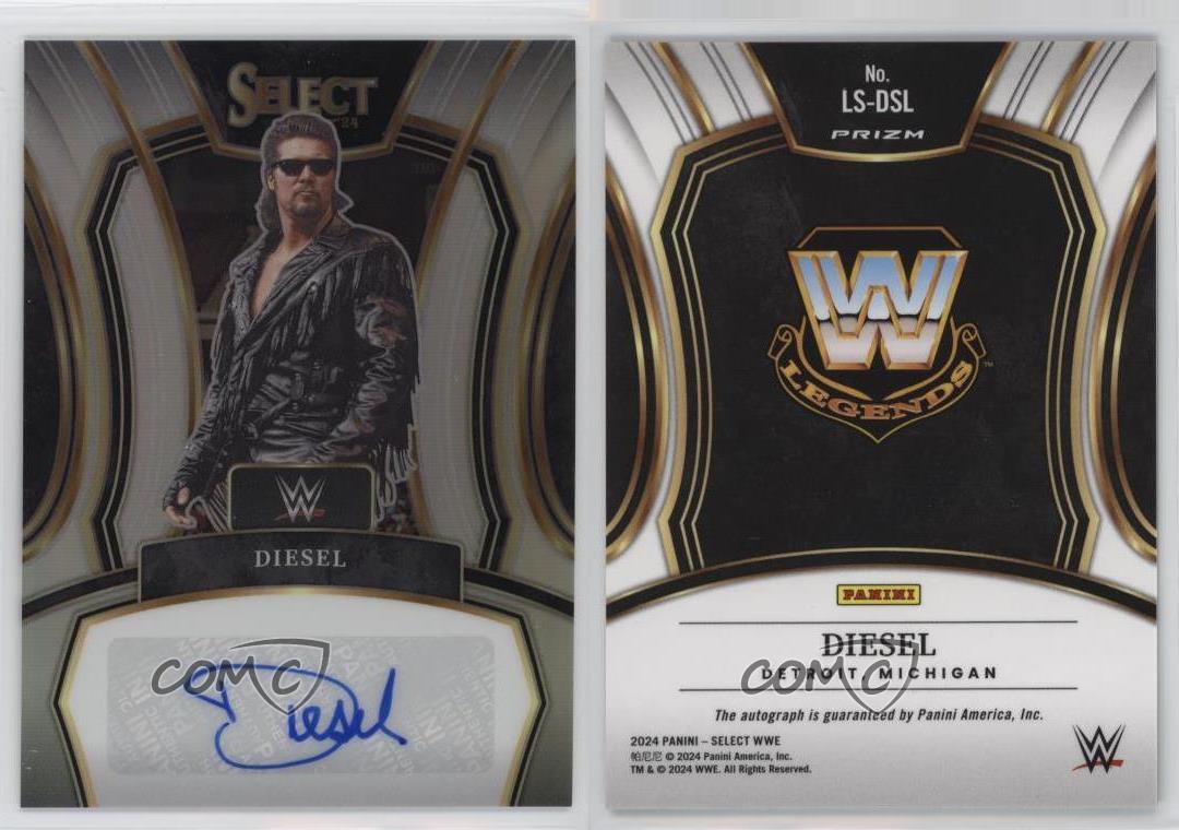Panini Select WWE Legendary Signatures 2024 diésel #LS-DSL automático - Imagen 3 de 4