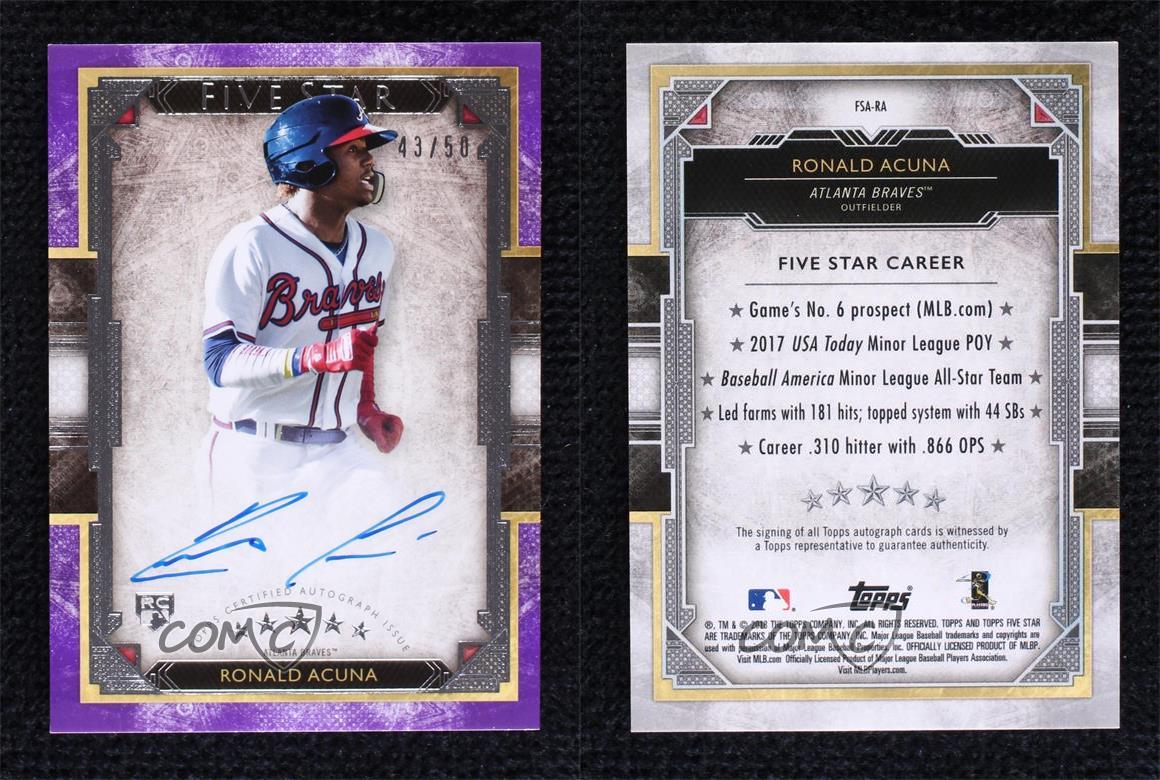 Amazon.com: 2018 Topps Five Star Baseball #FSA-RA Ronald