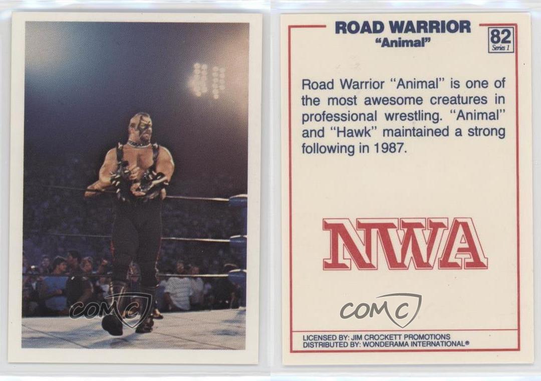 1988 Wonderama NWA Road Warrior Animal #82