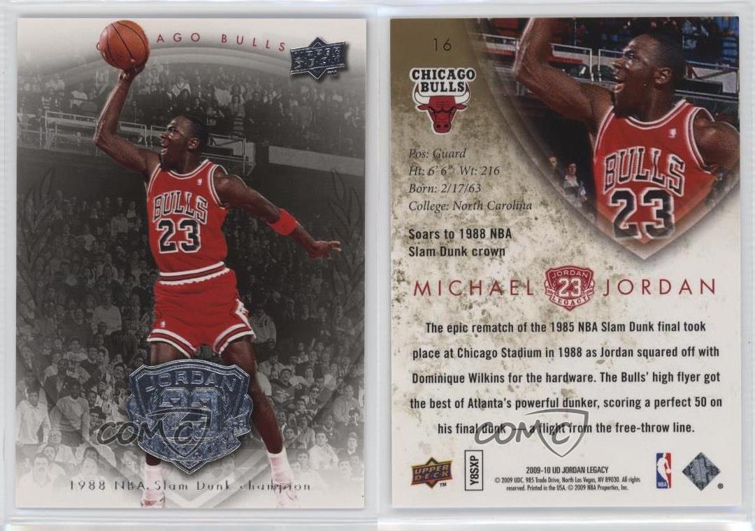 2009-10 Upper Deck Jordan Legacy Box Set Michael Jordan #16 HOF - Picture 5 of 6