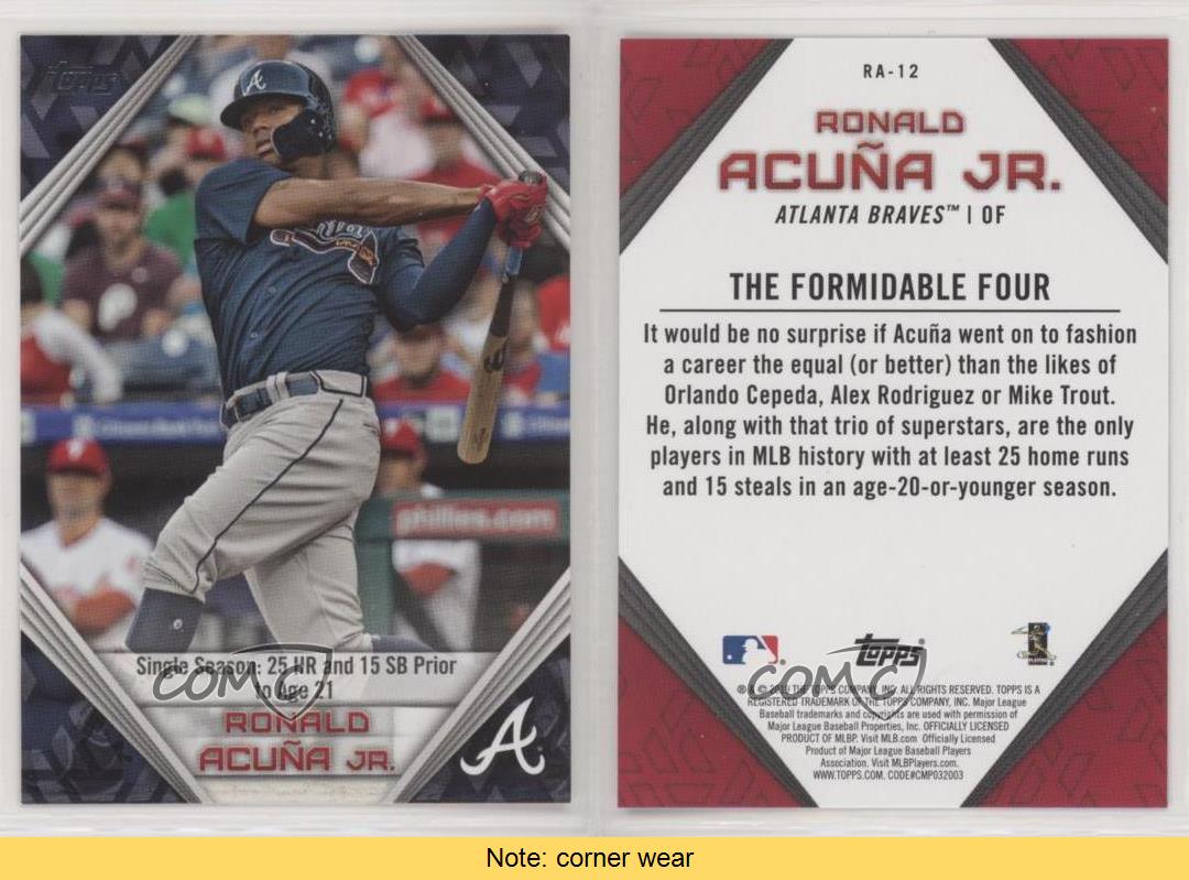 2019 Topps Walmart Star Player Highlights Ronald Acuna Jr #RA-12