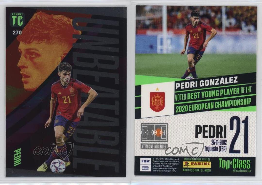 2024 Panini Adrenalyn XL Top Class Unbeatable Pedri #270