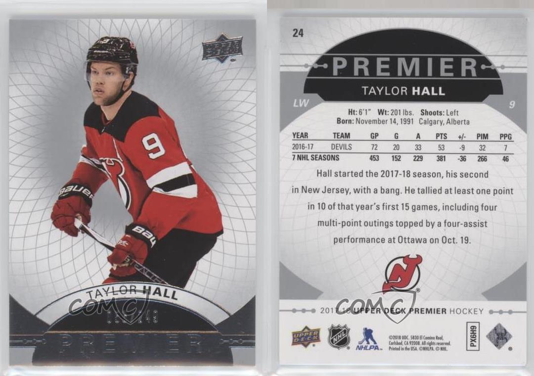 2017-18 UD Upper Deck The Cup Base #51 Taylor Hall /249 