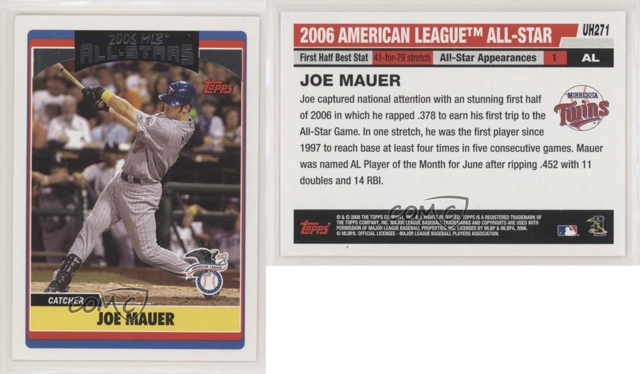 2006 Topps Update All-Star Touch 'em All Joe Mauer #TER-JM