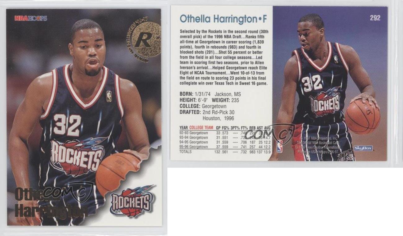 1996-97 NBA Hoops Othella Harrington #292 Rookie RC | eBay