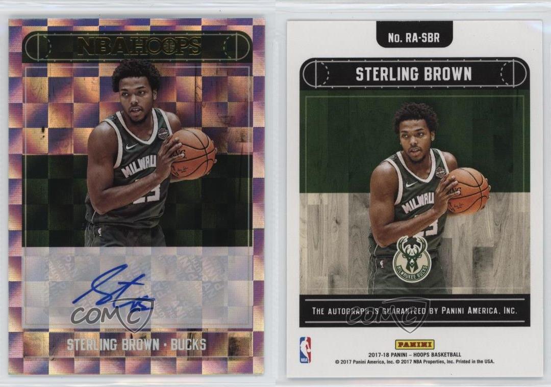 限定アウトレットセール：通販 2017-18 Panini NBA Hoops - Rookie Autographs Sterling Brown その他