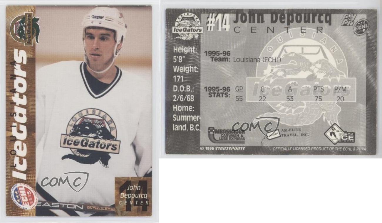  (CI) John DePourcq Hockey Card 1999-00 Louisiana Ice Gators 11  John DePourcq : Todo lo demás