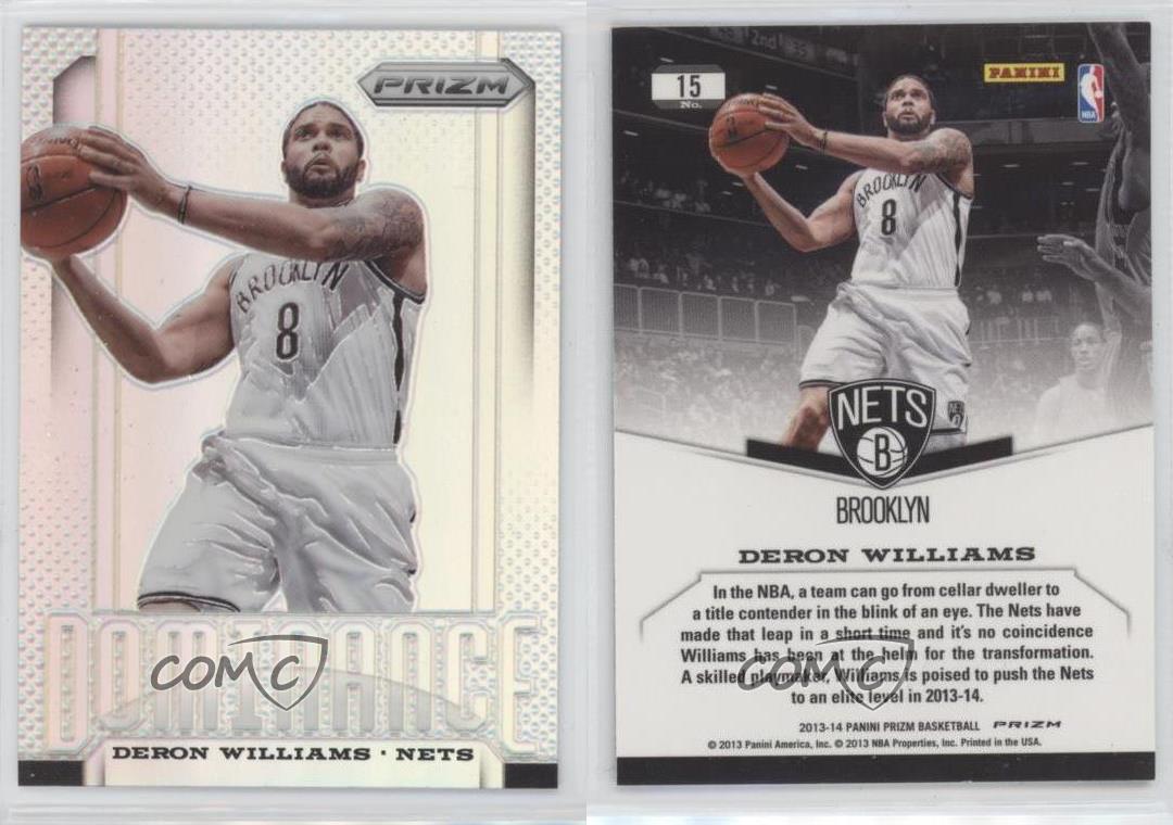 Panini Prizm Dominance Silver Prizm Deron Williams #15 2013-14 - Imagen 3 de 4