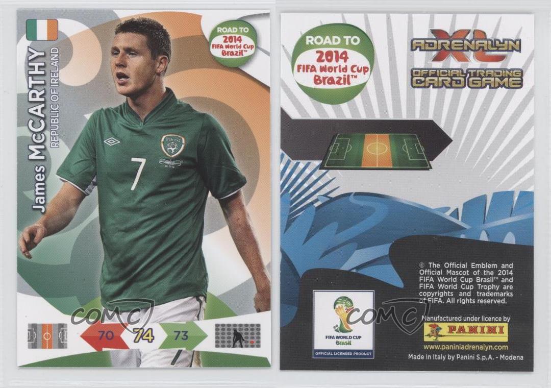 2014 Panini Adrenalyn XL Road to FIFA World Cup Brazil James McCarthy - Picture 3 of 4