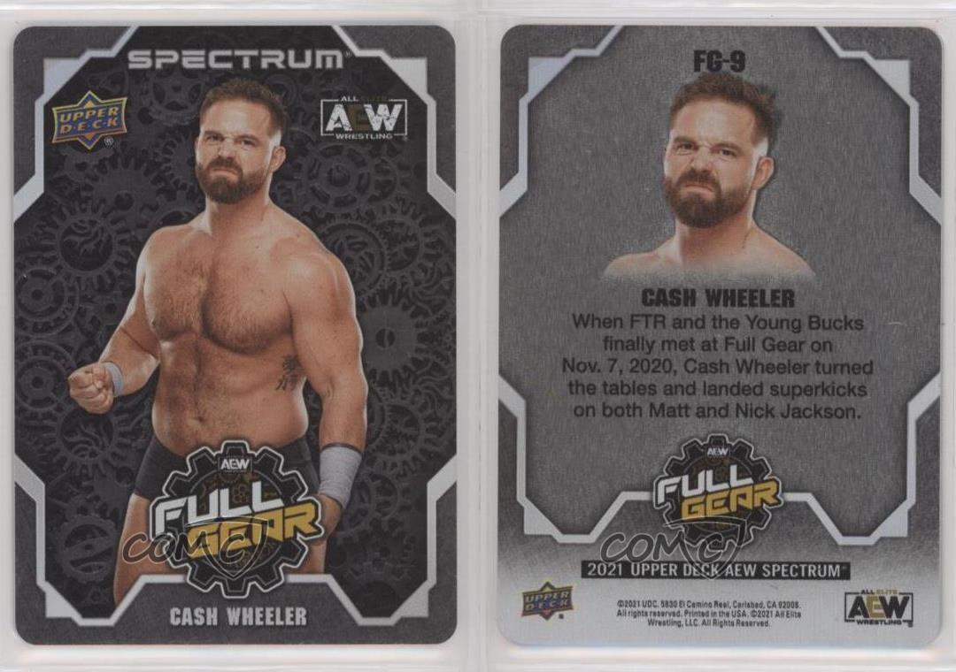 2021 Upper Deck AEW Spectrum Full Gear Dash Wilder Cash Wheeler #FG-9