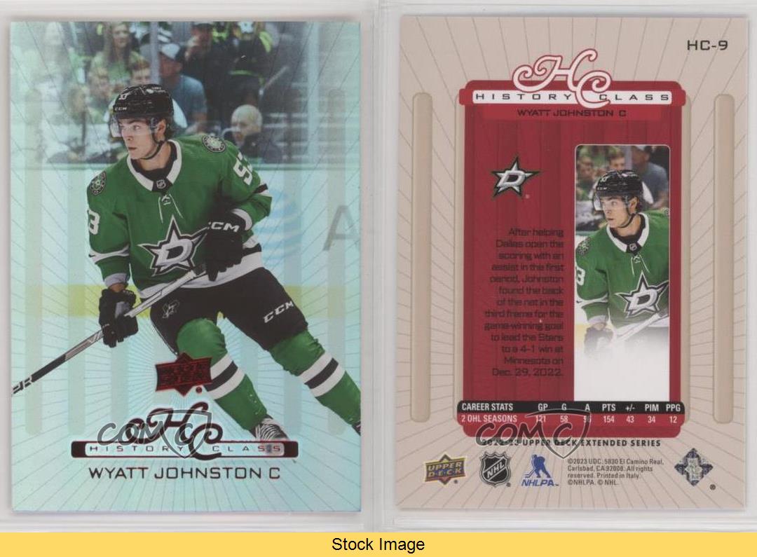 2022-23 Upper Deck Extended Series Rookies Wyatt Johnston #HC-9 Rookie RC