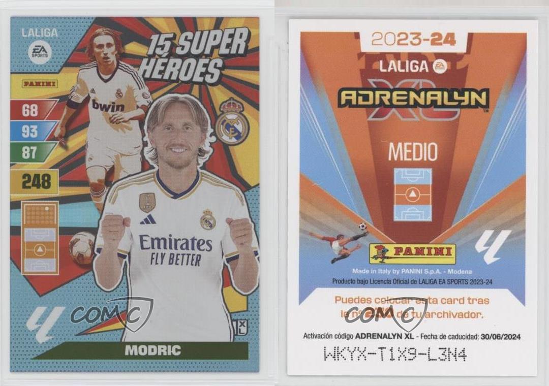 2023-24 Panini Adrenalyn XL La Liga 15 Super Heroes Luka Modric