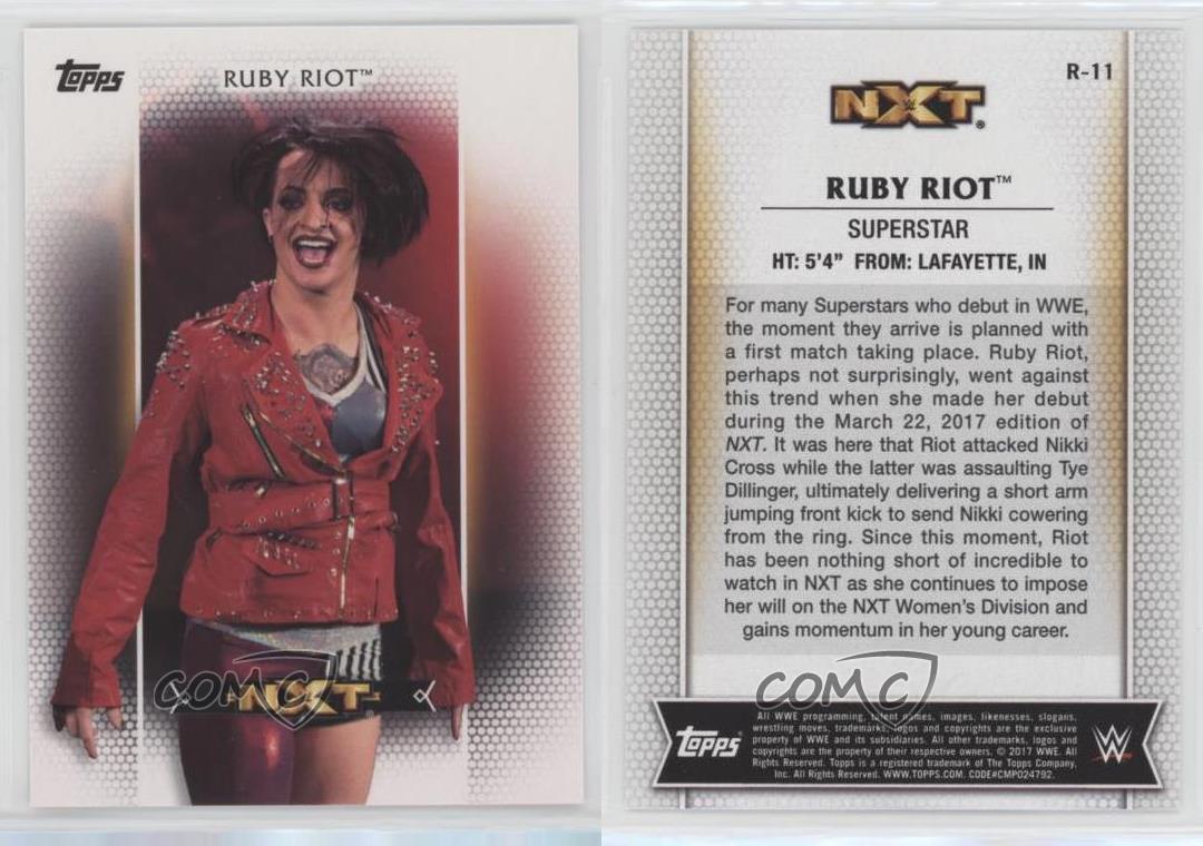 Ruby Riot Topps WWE NXT 2017  Card 