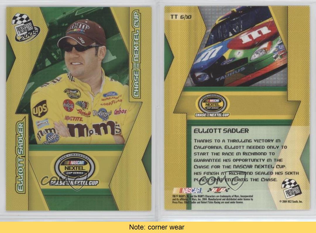 2005 Press Pass Top 10 Elliott Sadler #TT6