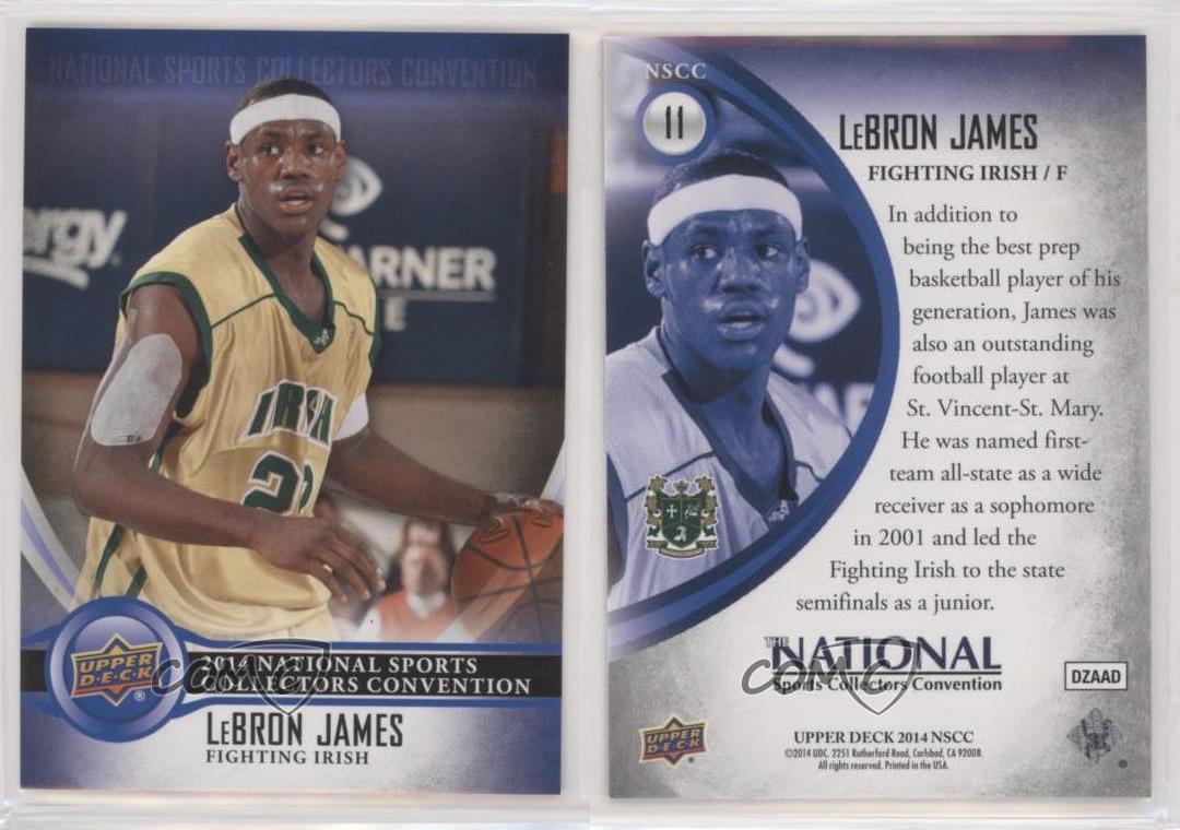 2014 Upper Deck National Convention LeBron James #NSCC11 - Picture 7 of 7