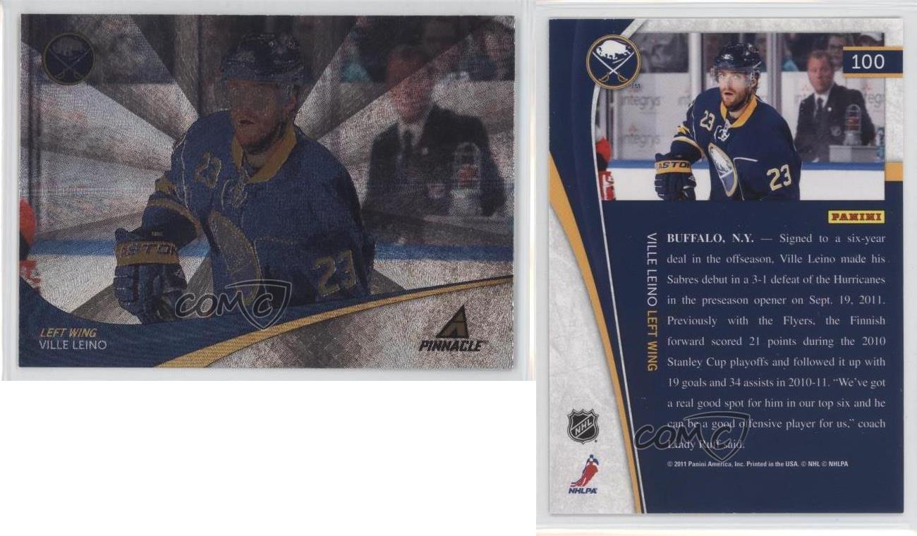 2011-12 Pinnacle Rink Collection Ville Leino #100 - Picture 3 of 3