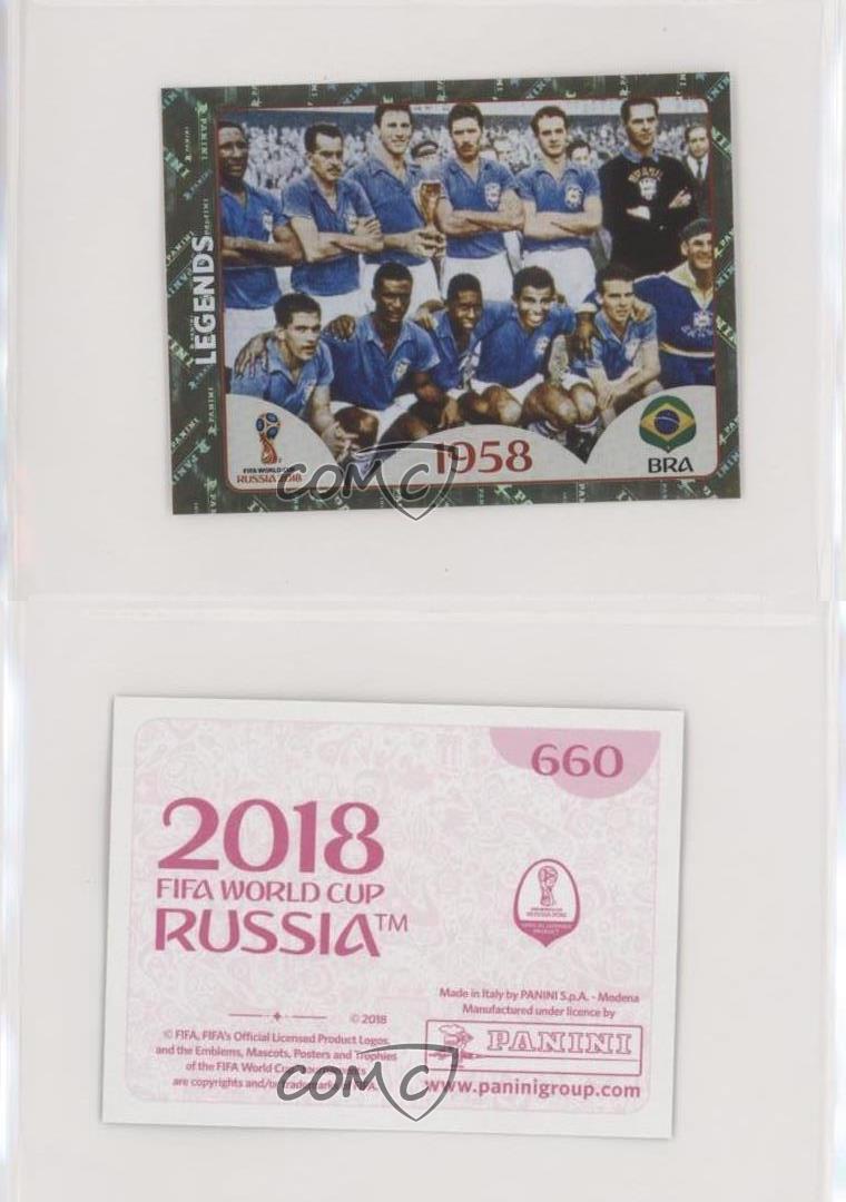 672 LEGENDS 1958 TOPMINT!! Panini FIFA WORLD CUP RUSSIA 2018 N 