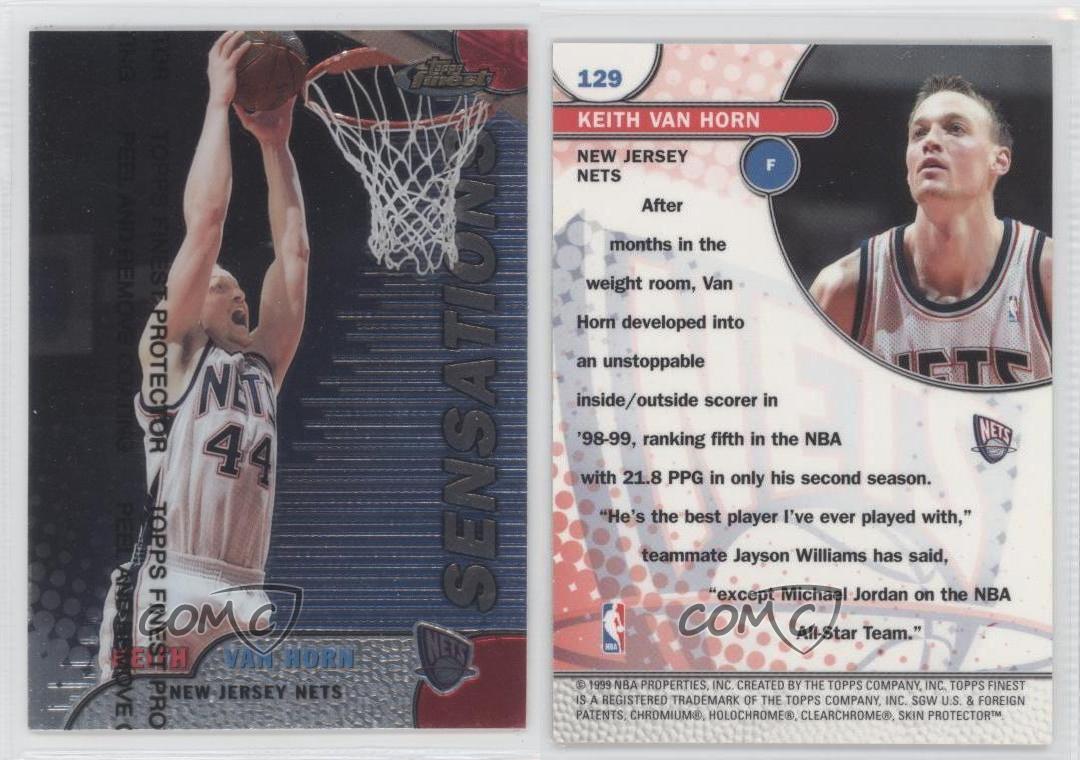 Keith Van Horn 1999-00 Finest #129 New Jersey Nets