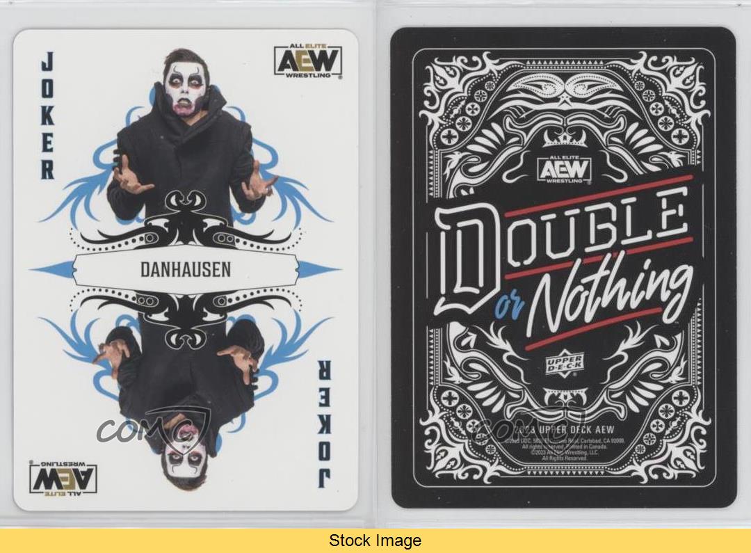2023 AEW All Elite Wrestling Double or Nothing Playing Cards Danhausen Joker