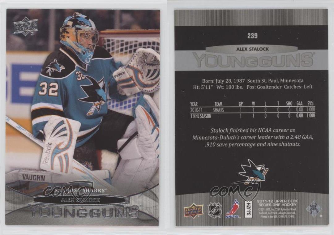 2011-12 Upper Deck Young Guns Alex Stalock #239